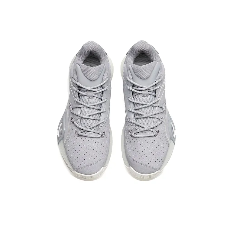 Anta A Flash Bubble 1.0 KT Low Top Performance Basketball Shoes Men's Gray-2