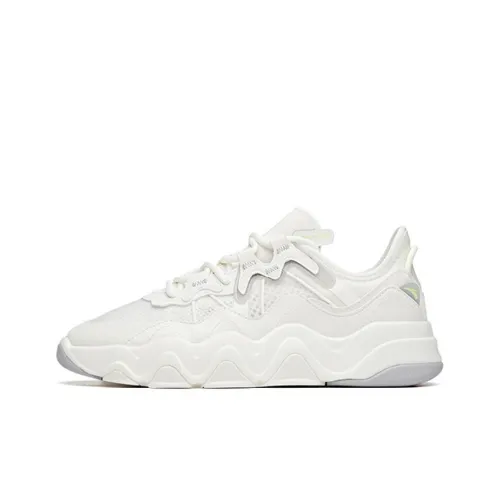 Anta Young Generation Low Top Running Shoes Men's White