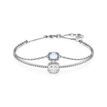Swarovski Chroma Rhodium Plated Bangles Women's Silver