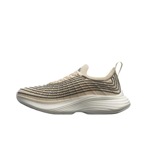 APL ATHLETIC PROPULSION LABS TechLoom Zipline Low-Top Casual Shoes Women's Beige Black