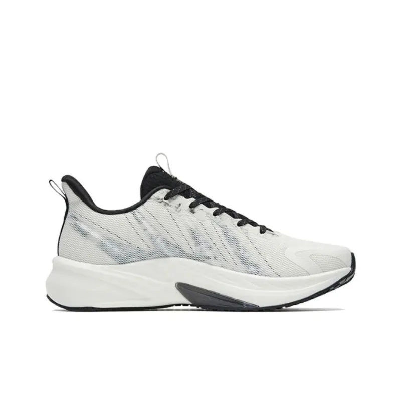 Anta Rocket 4.0 Cushioned Wear Resistant Breathable Low Top Running Shoes Women's Ivory White-1