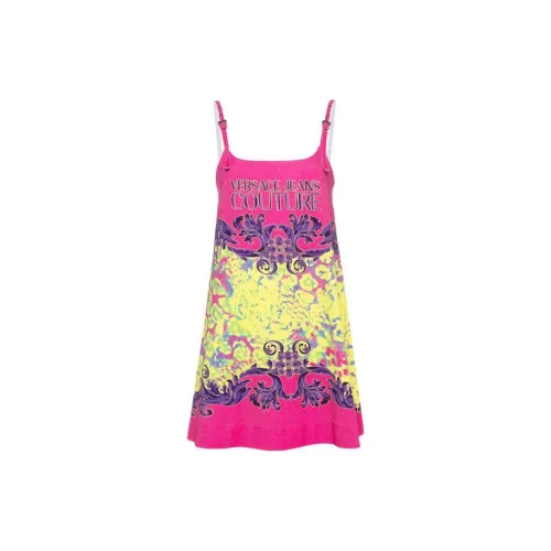 VERSACE JEANS COUTURE Slip Dresses Women's Pink