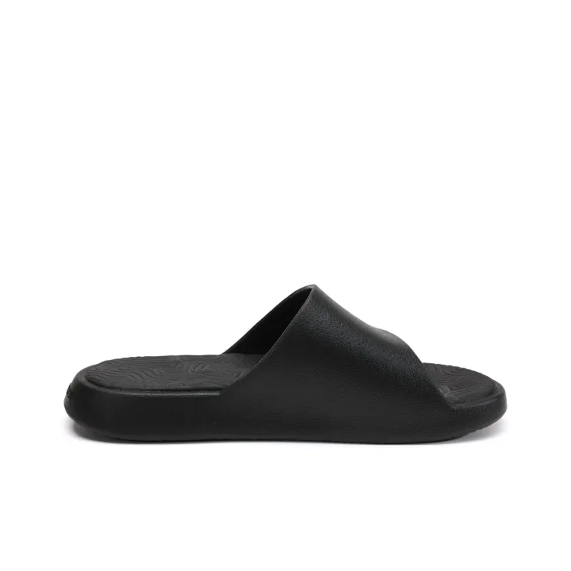 PEAK Rubber Sole Slip Resistant Abrasion Resistant Slide Slippers Unisex Black-1