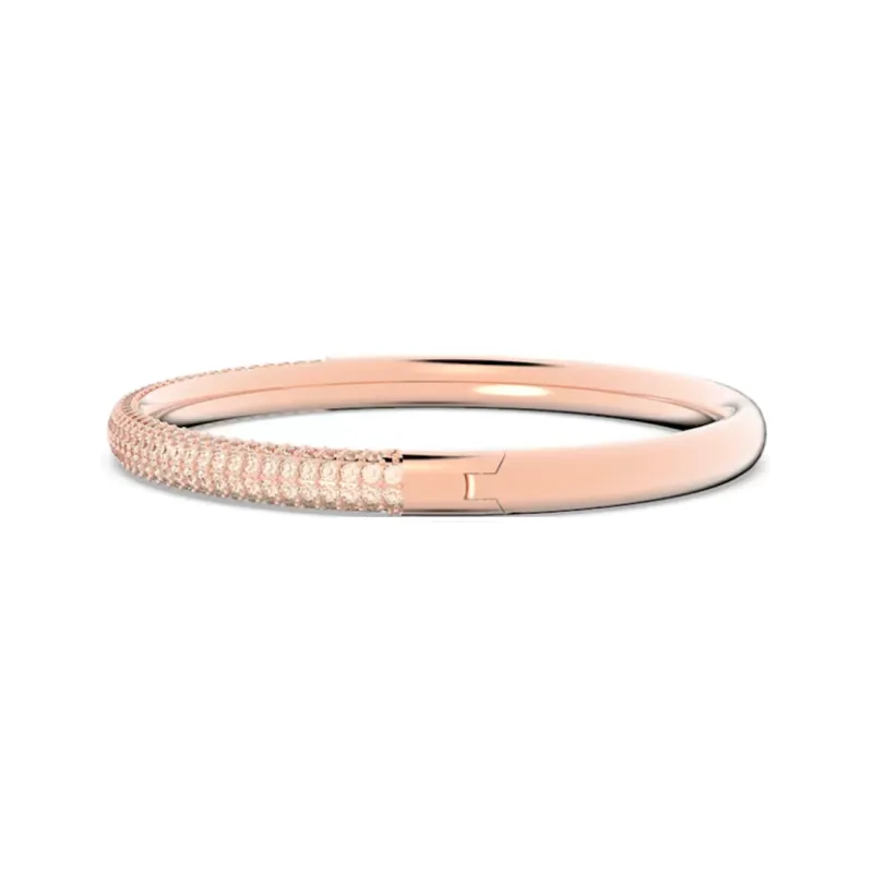 Swarovski Stone Bangles Women's Rose Gold-3