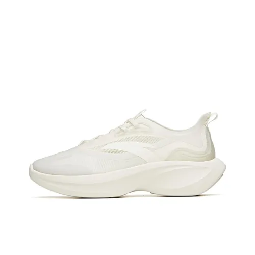 Anta Leaf 1.0 Low Top Running Shoes Women's Ivory White