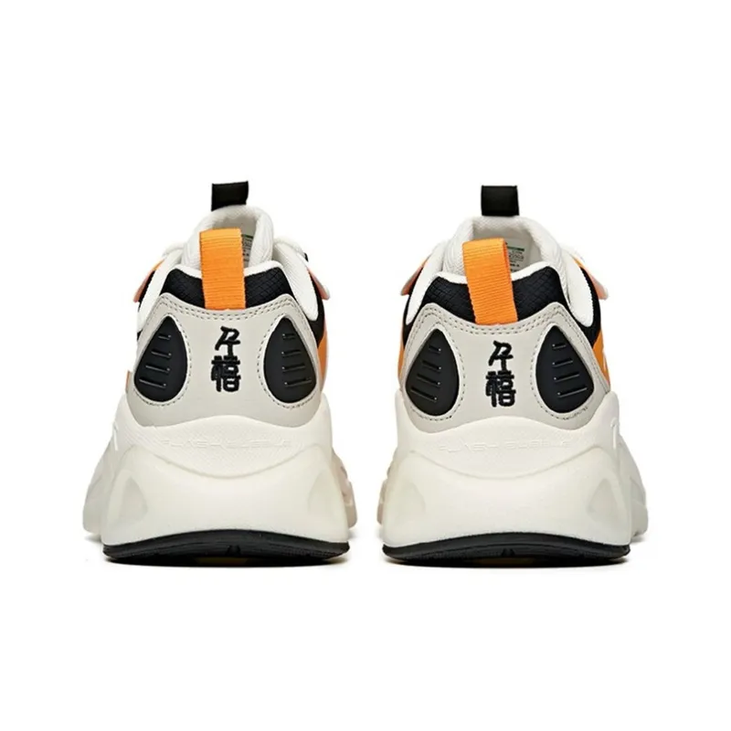 Anta Millennium 2.0 Anti Slip Wear Resistant Low Top Chunky Sneakers Men's Black White Yellow-3