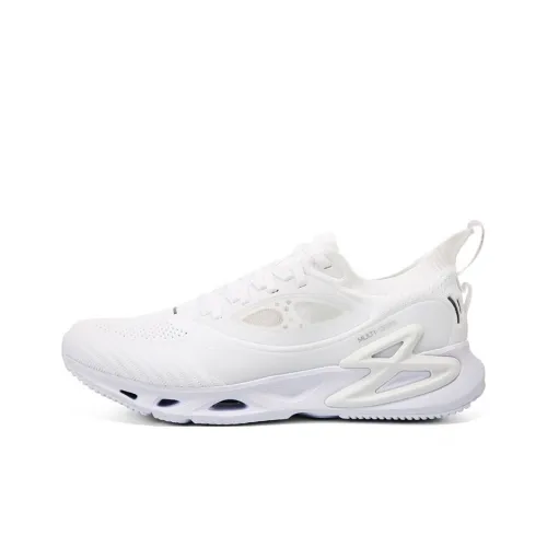 PEAK Pioneer 8 Running Shoes Men Low-Top All White