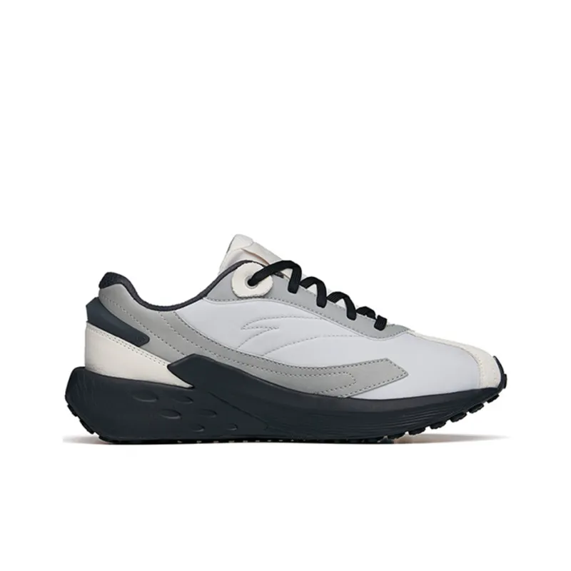 Anta Icing Anti-Slip Wear-Resistant Low-Top Sports Casual Shoes Men's Gray Black-1