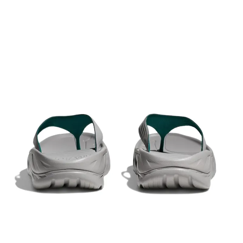HOKA ONE ONE Ora Recovery Flip Quiet Flip Flops Men's Gray Green-5