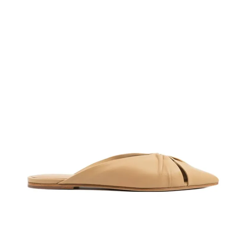 STUDIO AMELIA Wrap-toe Slippers Women's Light Brown-1