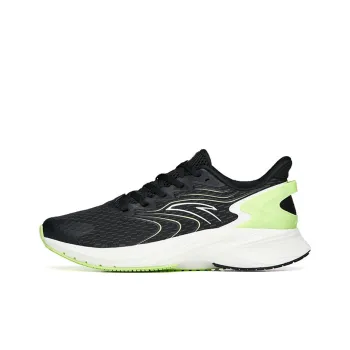 Anta Wear resistant And Lightweight Low Top Running Shoes Men's Black Gray Green