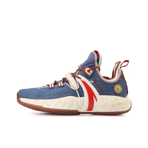 Anta GH2 Gordon Hayward Low Top Performance Basketball Shoes Men's Denim Blue