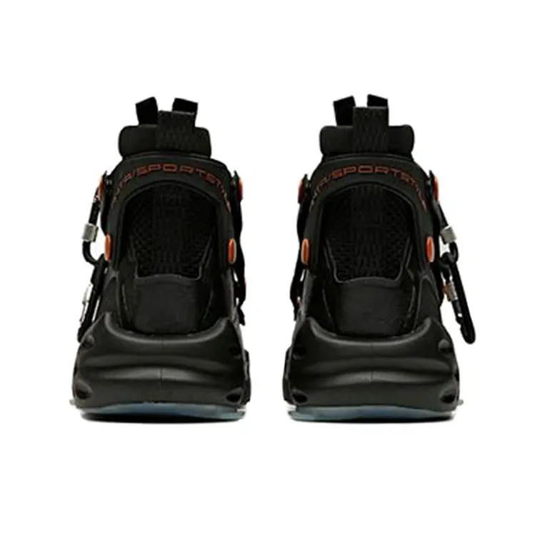 ANTA Bastard Casual Shoes Men High Top Black/Bronze/Oxygen Blue-4