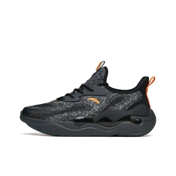 Anta Chao Worship 2.0 Anti Slip Wear Resistant Breathable Lightweight Low Top Casual Shoes Men's Gray Black