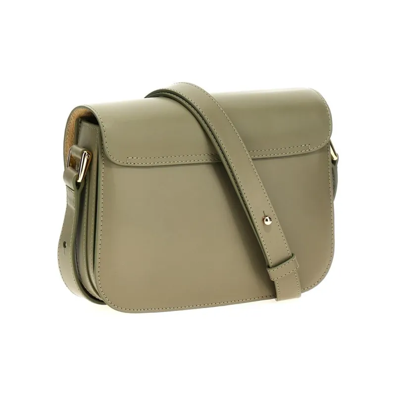 A.P.C Grace Logo Printed Small Shoulder Bag-1