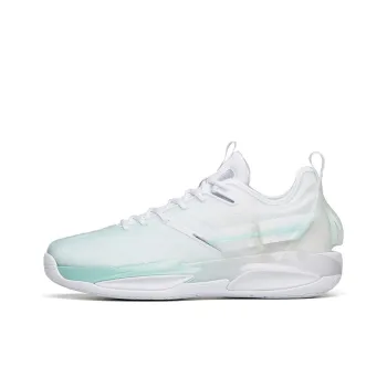 Anta GH3 Frappe Cushioning Support Low Top Performance Basketball Shoes Men's White Green