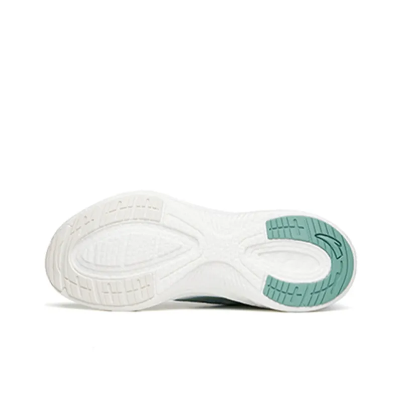 Anta Martian Foam Running Collection Cushioning Anti-Slip And Wear-Resistant Low-Top Running Shoes White Green Yellow-5