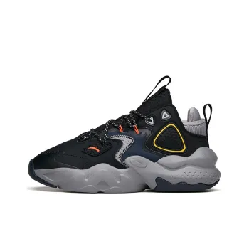 Anta Bastard Mighty Anti Slip And Wear Resistant Warm Low Top Sports Casual Shoes Men's Black Gray