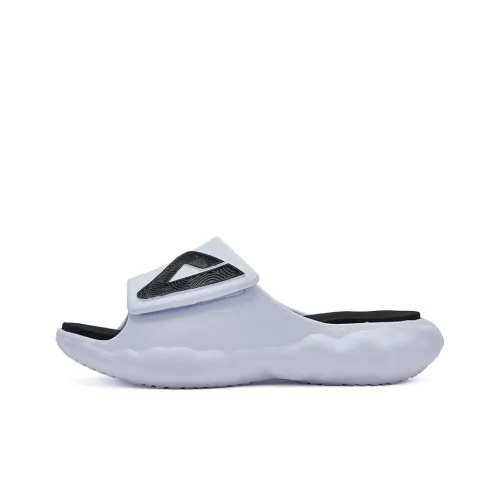 PEAK State Pole Cloud Slide Slippers Men All White/Black