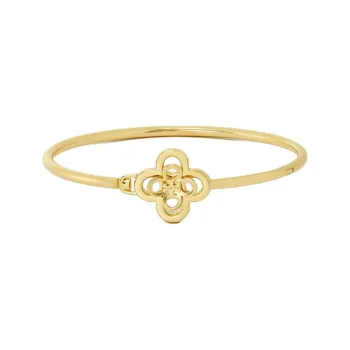 TORY BURCH Kira Clover Hinge Bracelet