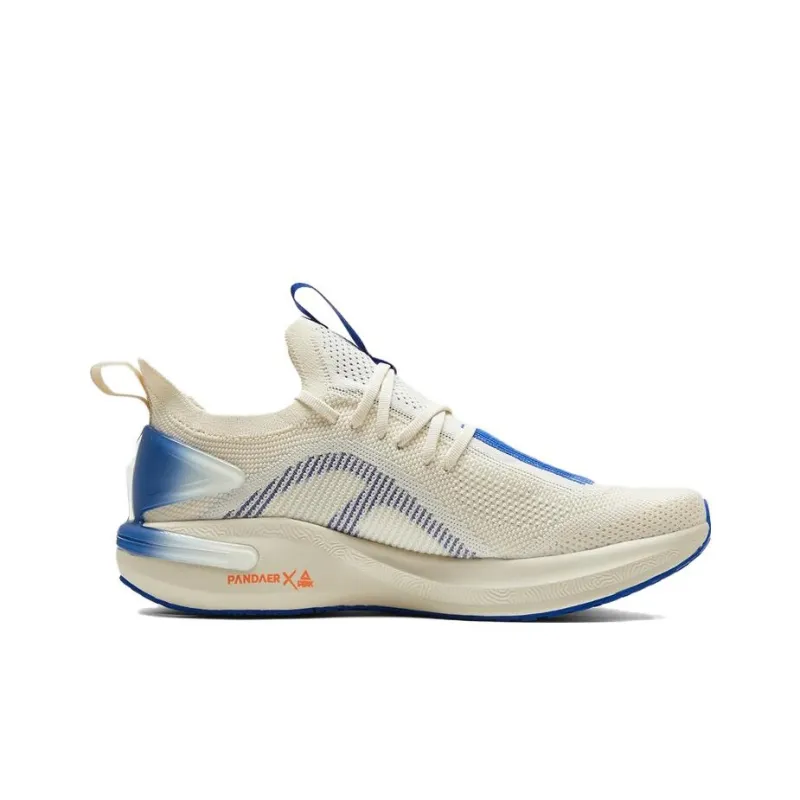 PANDAER x PEAK Engine Taichi 5.0 Cushioning Breathable Wear Resistant Low Top Running Shoes Men's Beige Blue-1