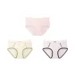 A Set-Macaron Color Block-Pink+Yellow Cream+Light Purple