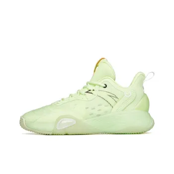Anta Bubble Bomb Cushioning Anti Slip Wear Resistant Breathability Low Top Basketball Shoes Men's Green