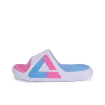 PEAK State Extremely Large Triangle 1.0 Slide Slippers Unisex White Pink Blue
