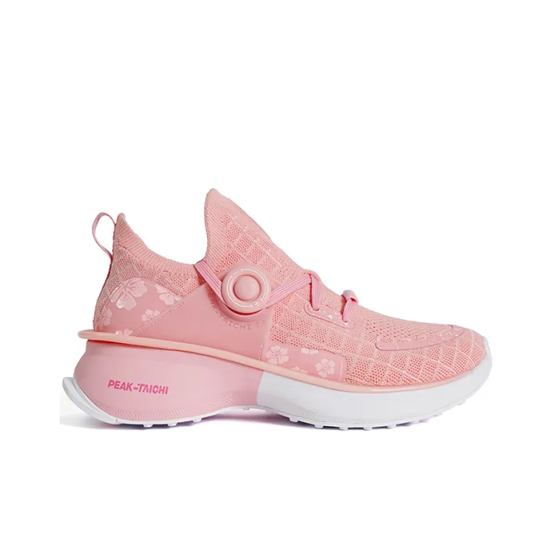 PEAK Tai Ji2.0 Shock Absorbers With Slip Resistant And Abrasion Resistant Properties Low Top Running Shoes Men's Pink-1