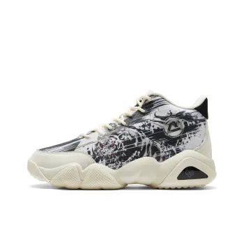 PEAK State Pole 6371 Taichi 6371 Windproof Guochuang Slip Resistant Mid Top Casual Shoes Men's Cyan Lai Color Scheme