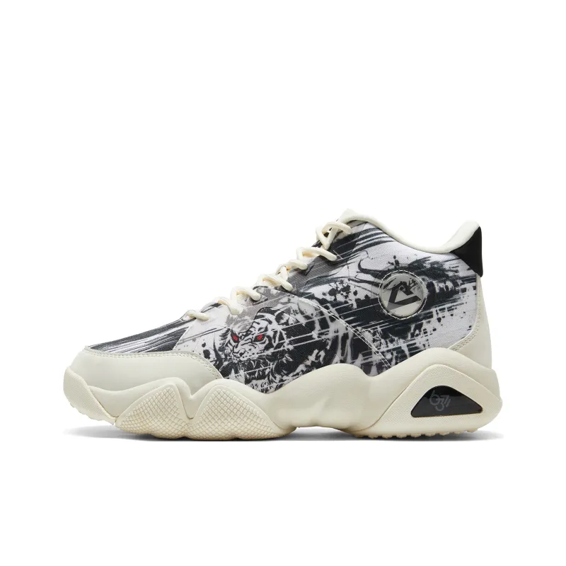 PEAK State Pole 6371 Taichi 6371 Windproof Guochuang Slip Resistant Mid Top Casual Shoes Men's Cyan Lai Color Scheme-0