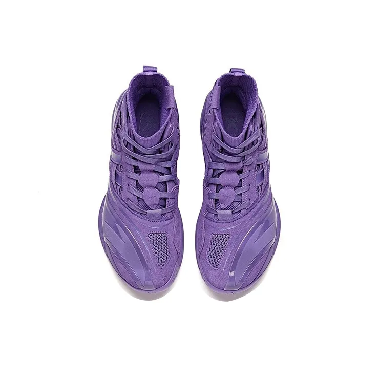 Marvel X ANTA KT6 Basketball Shoes Men High Top Palace Purple-2