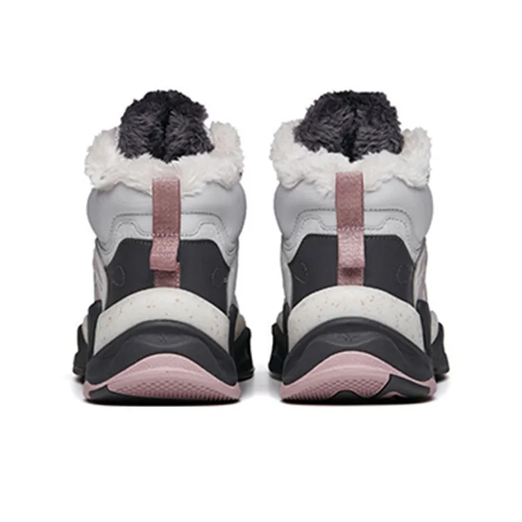 Anta Pulse Life Collection High-Top Sports Casual Shoes Women's Gray-4