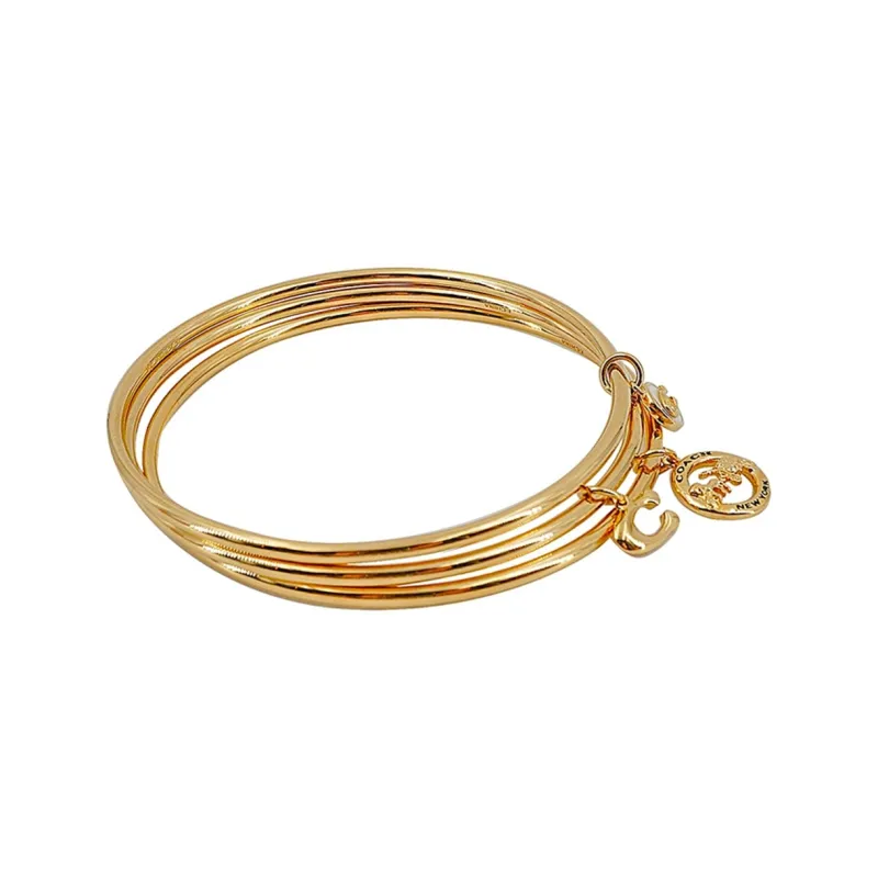 COACH Alloy Bangles Women's Gold-1