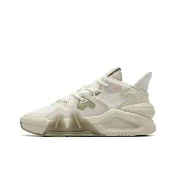 Anta Bastard Low Top Skateboard Shoes Women's Light Beige White