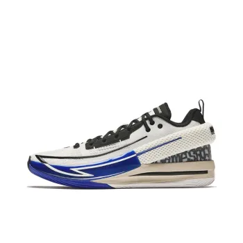 Anta Fengmang 1 Anti Slip And Wear Resistant Support Low Top Basketball Shoes Men's Papyrus White