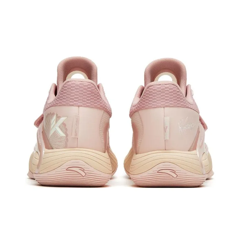 Anta KT SPLASH V Hawaii Hotel Cushioning Anti Slip And Wear Resistant Performance Basketball Shoes Men's Pink-3