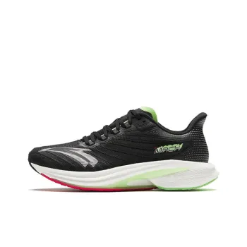 Anta MACH Mach 4.0 Cushioned Slip Resistant Rebound Low Top Running Shoes Men's Black