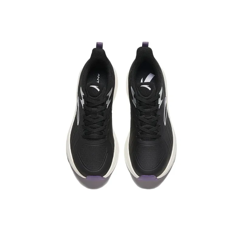 Anta Cloud Journey Cushioning Low Top Running Shoes Women's Black-2