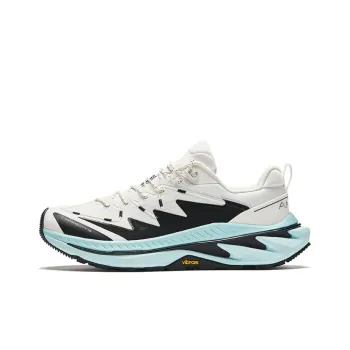 Anta Wild PRO Cushioning Slip Resistant Low Top Running Shoes Men's White Black Blue
