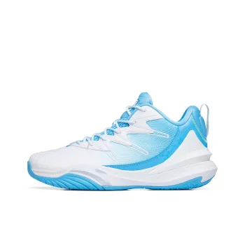 ANTA The Dagger 5 Basketball Shoes Men Low Top White/Clearspring Blue