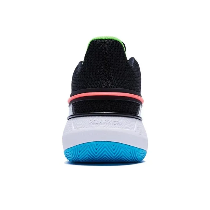 PEAK Flash 4 Taichi Anti Slip Wear Resistant Low Top Performance Basketball Shoes Men's Black White All around Version-4