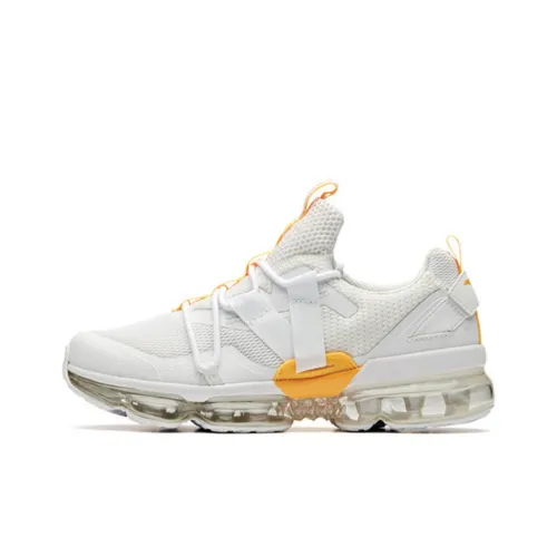 ANTA SEEED Running Shoes Women's Low-Top White/Mango/Orange