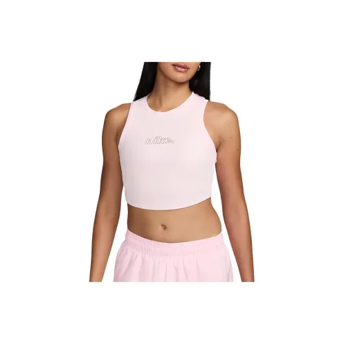 Nike Tank Tops Women's Pink Foam/Khaki