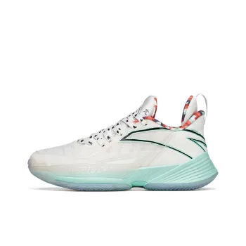 Anta Light Horseman 3 Low Top Performance Basketball Shoes Men's White Green