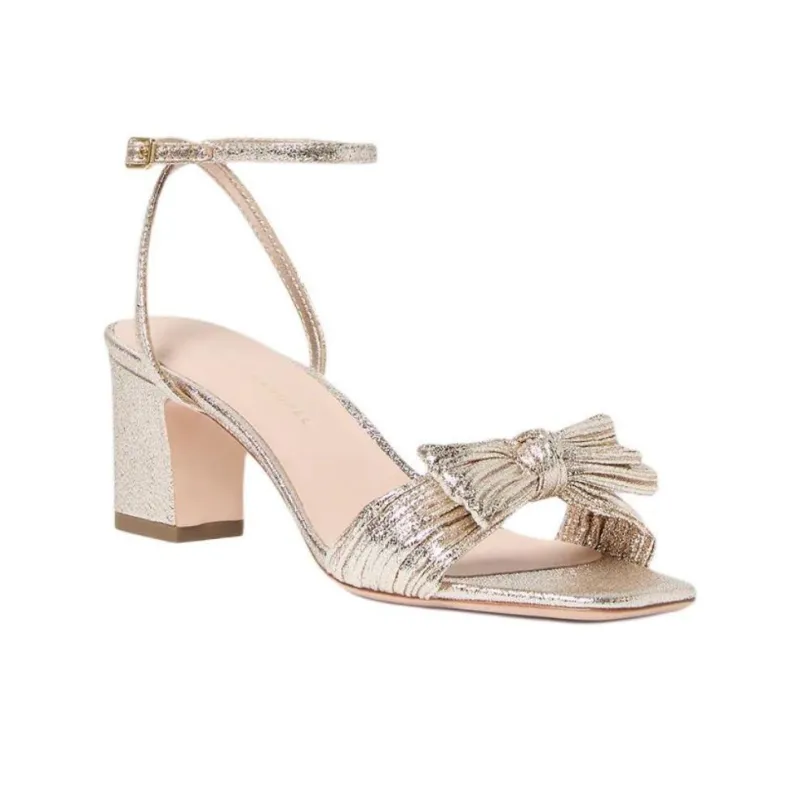 Loeffler Randall Kimora Strap Sandals 6.3cm Women's Champagne-2