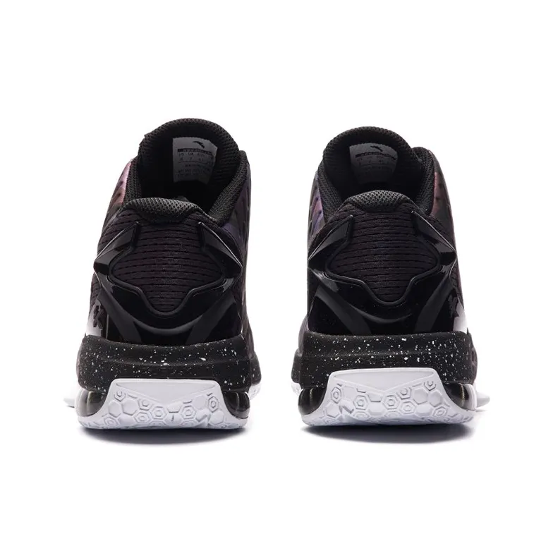 Anta KT3 Thompson Abrasion Resistant Breathable High Top Basketball Shoes Men's Black White-3