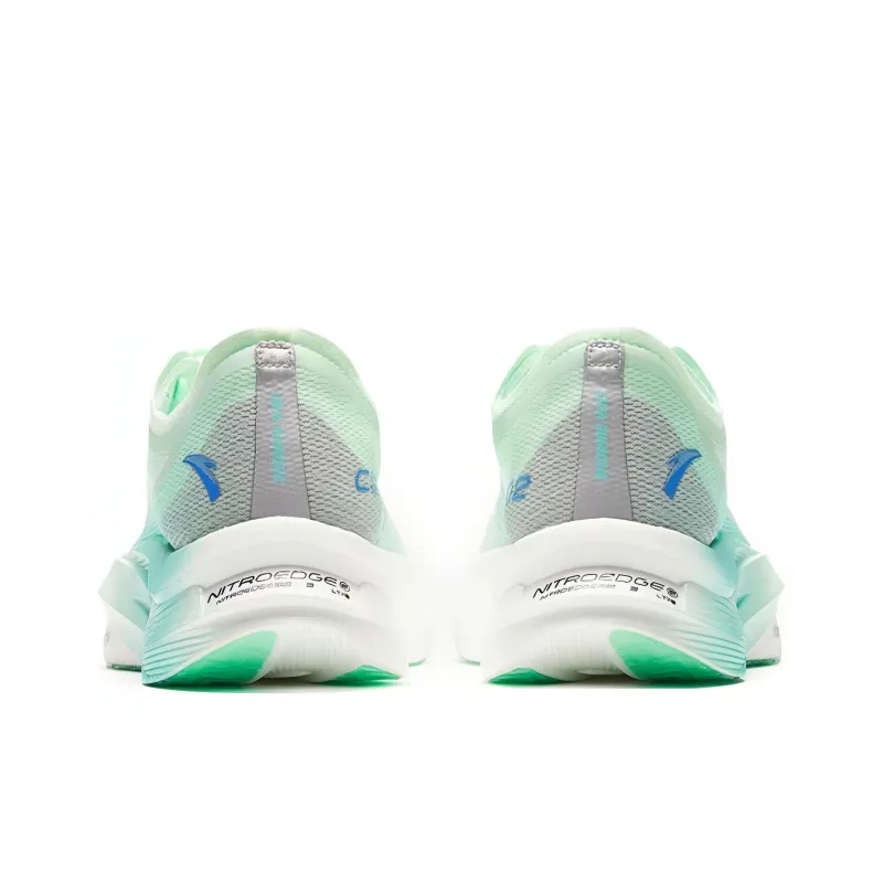 Anta C202 5 GT Cushioned Slip Resistant Low Top Running Shoes Women's Green Blue-3