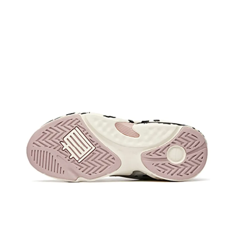 Anta Bastard Grandeur Life Collection Low Top Chunky Sneakers Women's Black White-4