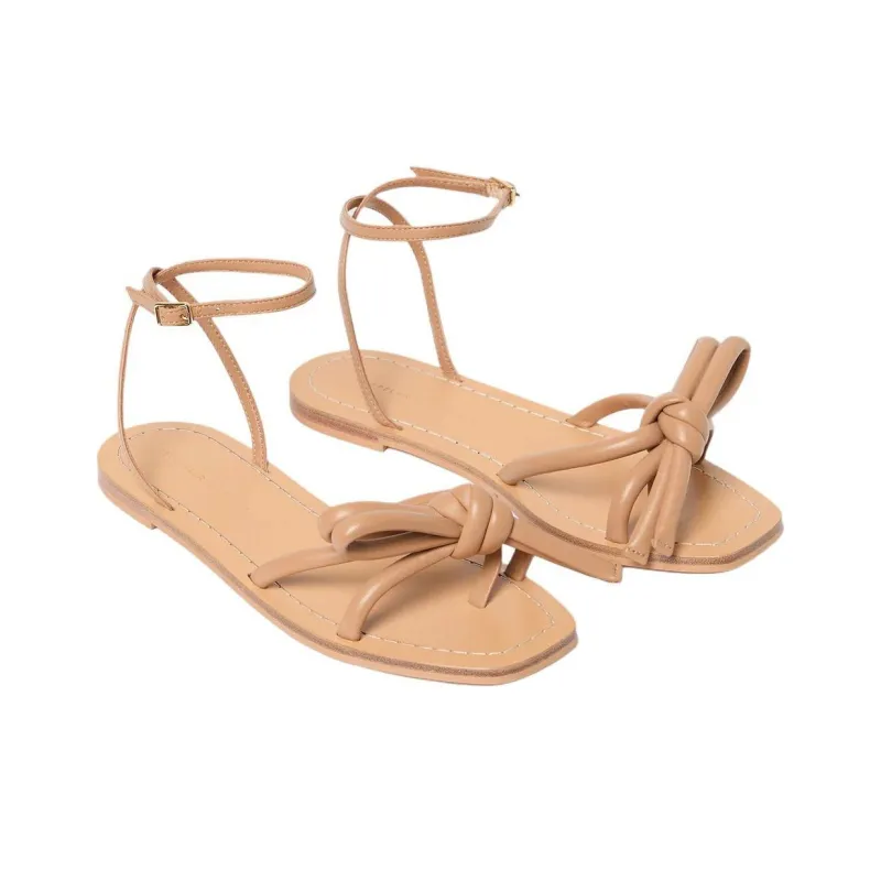 Loeffler Randall Henriette Dune Strap Sandals Women's Beige-4
